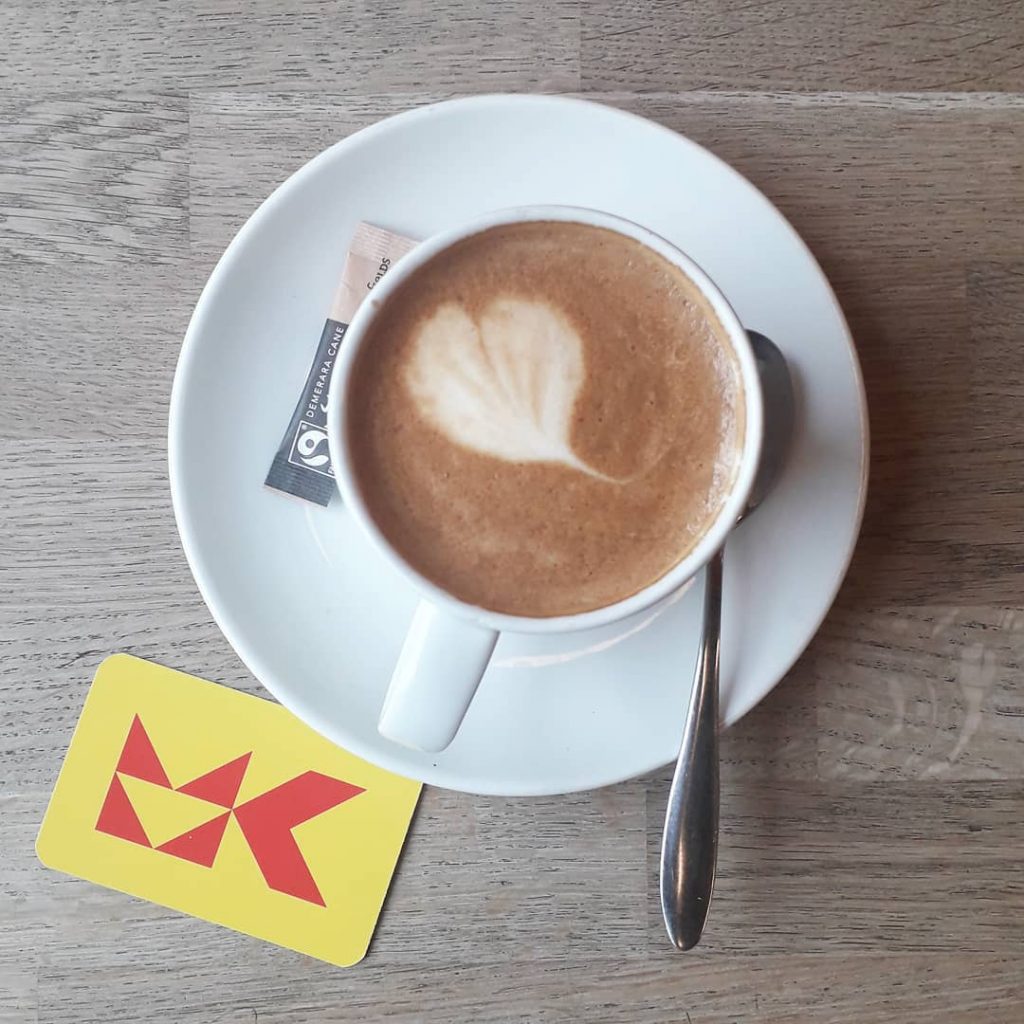 Have a hot drink on us