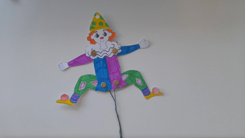 Make a jumping clown inspired by our Laura Knight exhibition